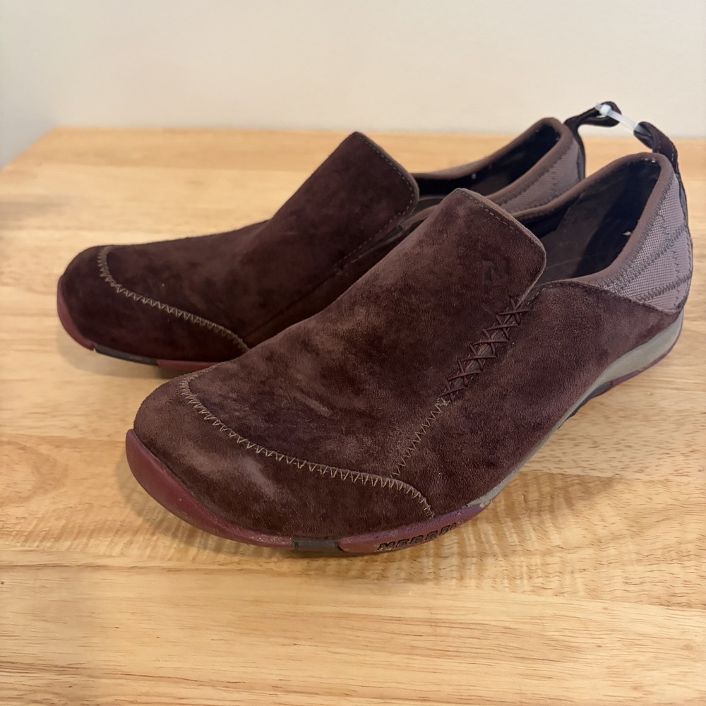 MERRELL Size 8.5 Bisect Coffee‎ Bean Brown Slip On Shoes J76020 Footwear Natural